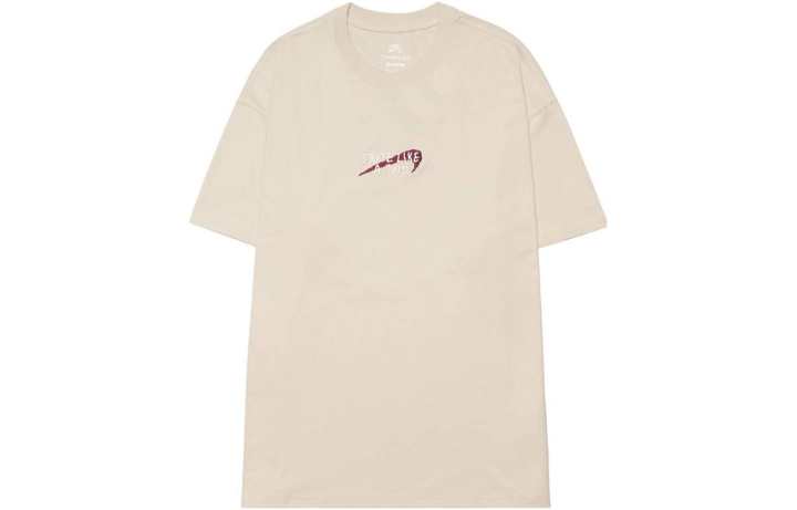 Nike Nike T Shirts Men's Linen Crew Neck Moderate Straight Fit