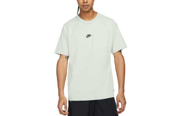 Nike Nike Sportswear Essentials T Shirts Unisex Light Blue Crew Neck Moderate Straight Fit