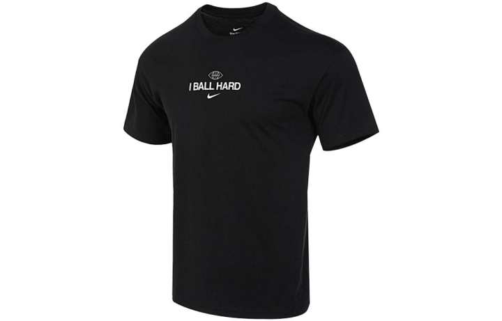 Nike Nike T Shirts Men's Black Crew Neck Moderate
