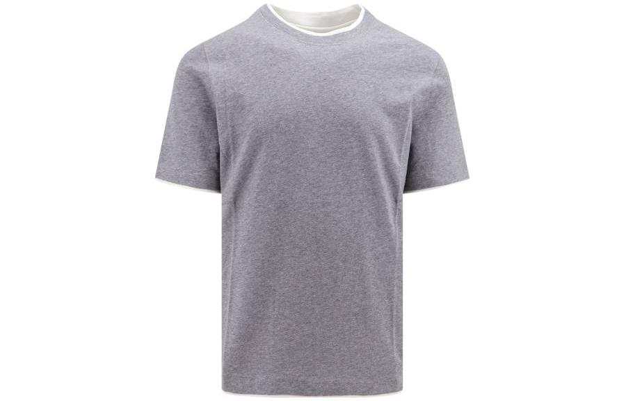 Brunello Cucinelli SS24 T Shirt Men's Gray