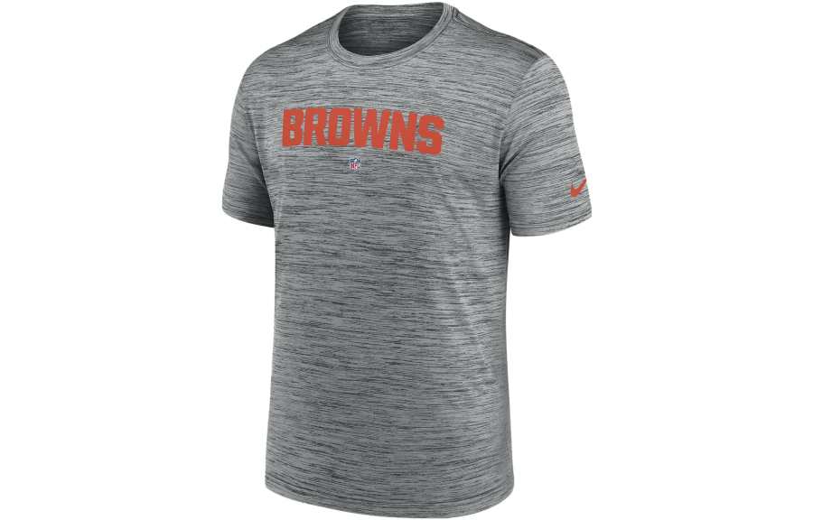 Nike Nike Dri Fit T Shirts Men's Gray Crew Neck Moderate Straight Fit