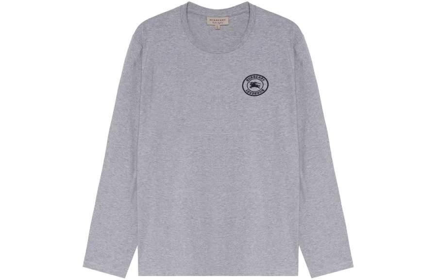 Burberry T Shirt Men's Light Gray