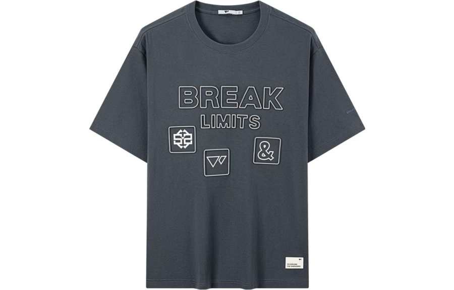 SEPTWOLVES SEPTWOLVES T Shirt Men's Gray Blue