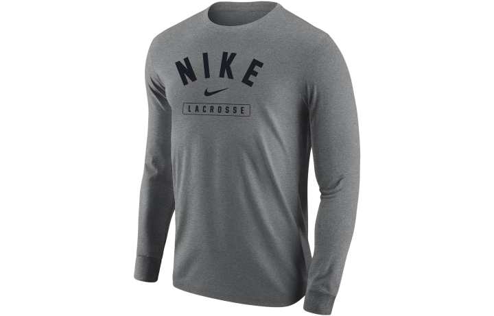 Nike Nike T Shirts Men's Gray Crew Neck Moderate Straight Fit