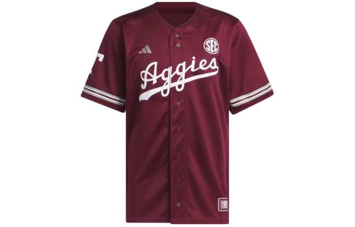 Adidas Adidas Texas A&M Reverse Retro Replica Baseball Jersey