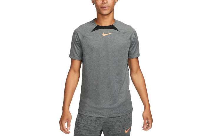 Nike Nike T Shirts Men's Slate Gray Crew Neck Moderate Straight Fit