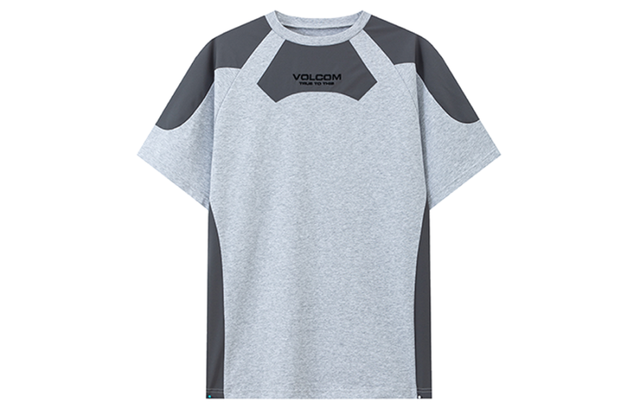 VOLCOM VOLCOM T Shirts Unisex Gray Crew Neck Moderate Straight Fit