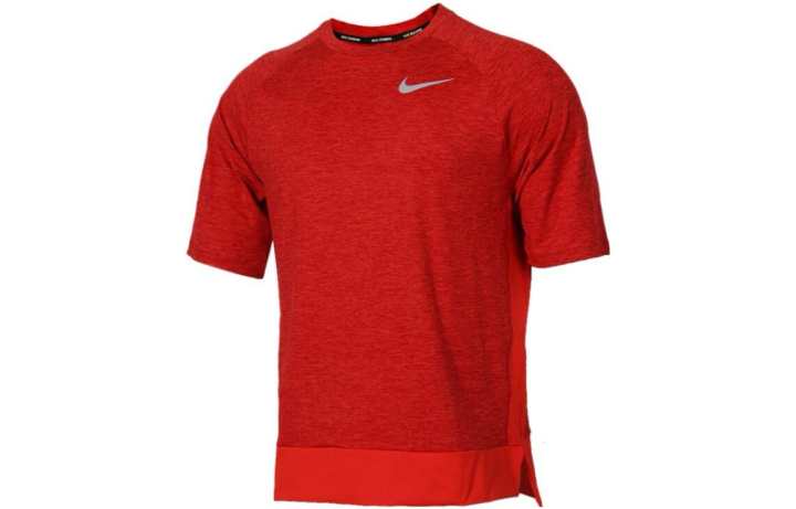 Nike Nike Drop Shoulder Sleeve T Shirt Men's Red