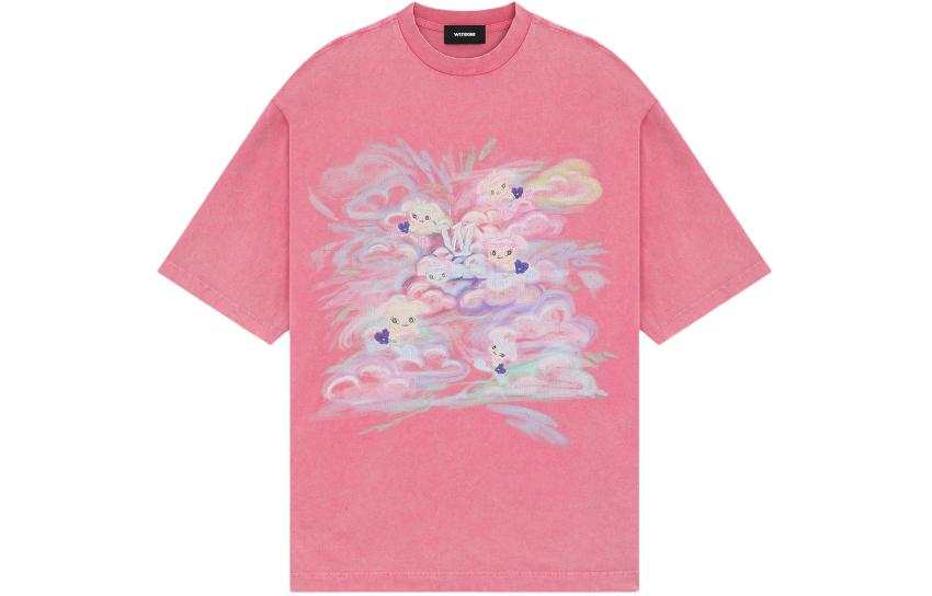 WE11DONE WE11DONE SS24 T Shirt Unisex Pink