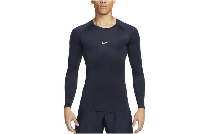 Nike Nike T Shirts Men's Dark Blue Crew Neck Moderate Straight Fit