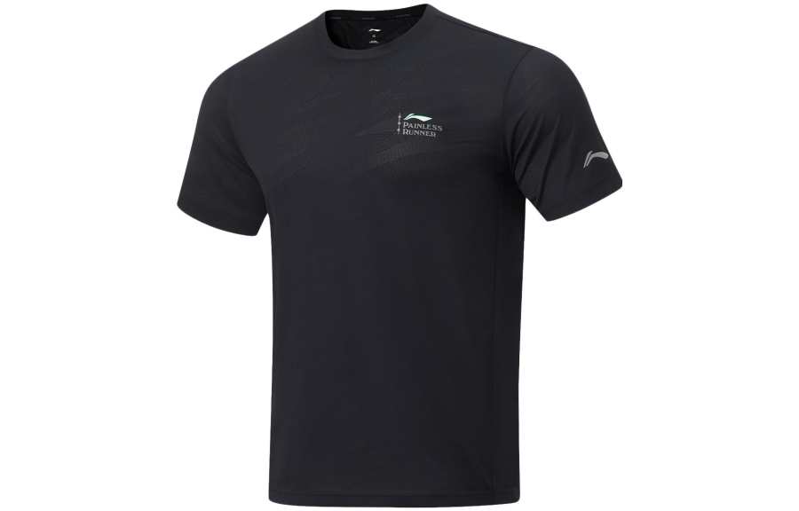 Li-Ning Li Ning Li Ning Running Collection T Shirt Men's Black
