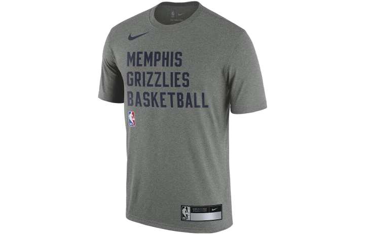 Nike Nike T Shirts Men's Gray Crew Neck Moderate Straight Fit