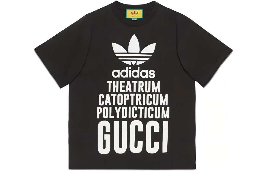 GUCCI x Adidas Originals SS23 T Shirt Men's Black