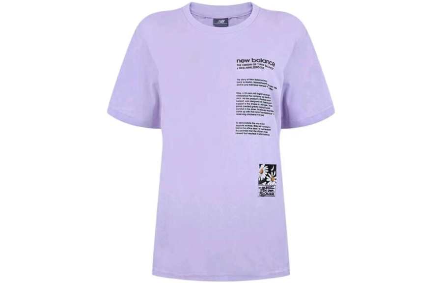 New Balance New Balance T Shirt Unisex Taro Purple