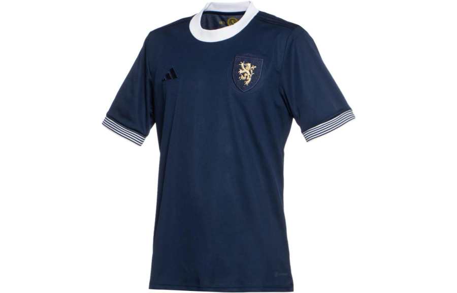 Adidas Adidas T Shirts Men's Marine Blue Crew Neck Moderate Other