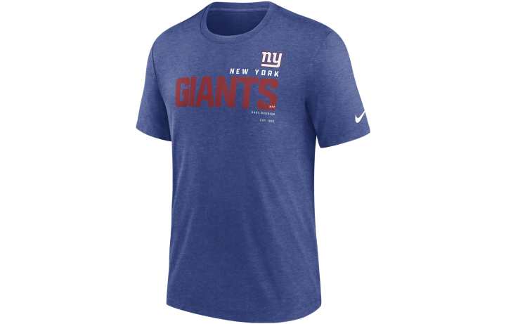 Nike Nike T Shirts Men's Blue Crew Neck Moderate Straight Fit