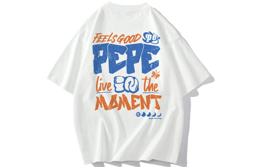 Pepe The Frog T Shirts Unisex Crew Neck Moderate Heavyweight