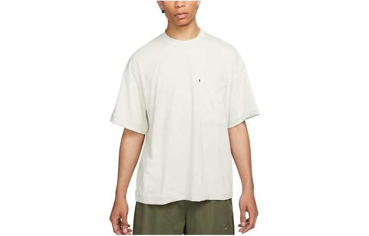 Nike Nike T Shirts Men's White Crew Neck Moderate Straight Fit