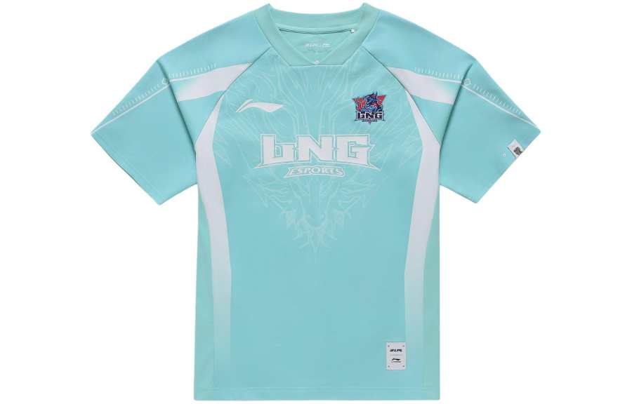 Li-Ning Li Ning Sports Life Collection T Shirt Unisex Celadon Turquoise