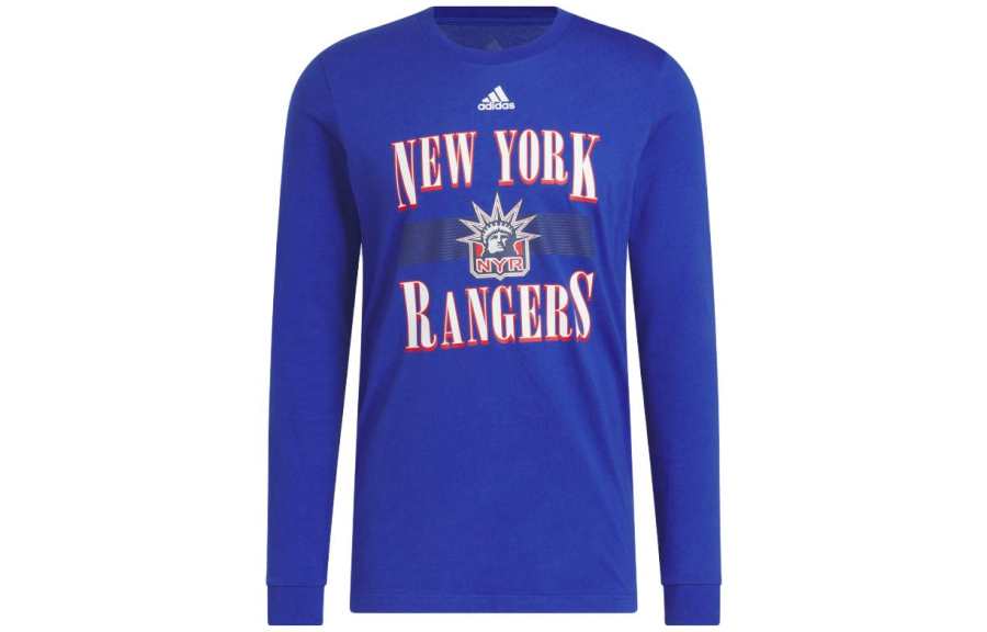 Adidas Adidas T Shirts Men's Royal Blue Crew Neck Moderate Straight Fit
