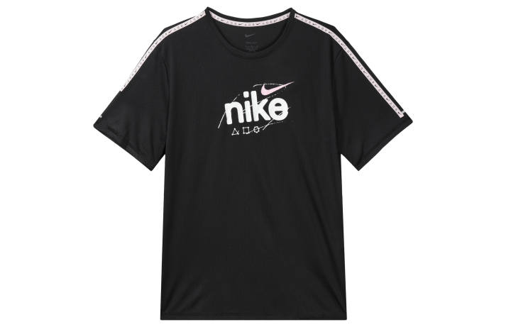 Nike Nike DRI FIT MILER T Shirt Men's Black