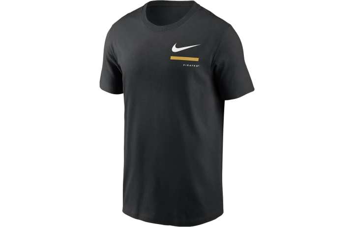 Nike Nike T Shirts Men's Black Crew Neck Moderate Straight Fit