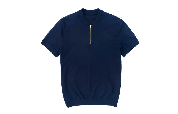 Mr.Bu T Shirts Men's Stand Collar Moderate Straight Fit