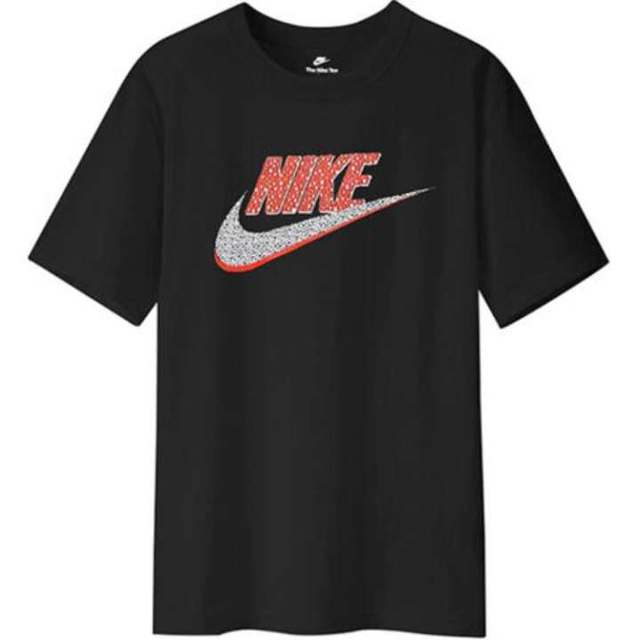 Nike Nike T Shirts Men's Black Crew Neck Moderate