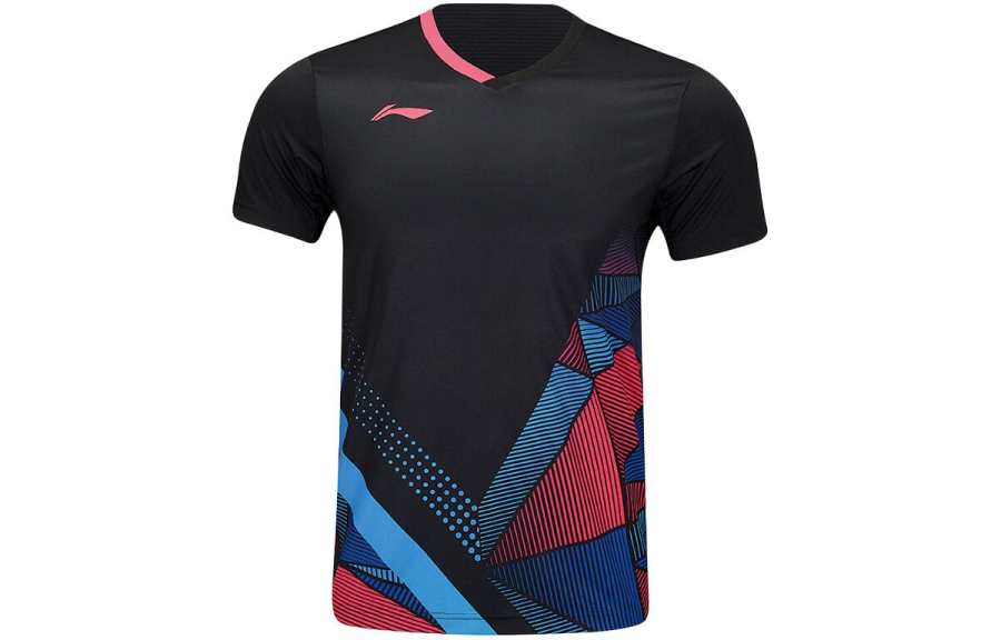 Li-Ning Li Ning Badminton Collection T Shirt Unisex Black