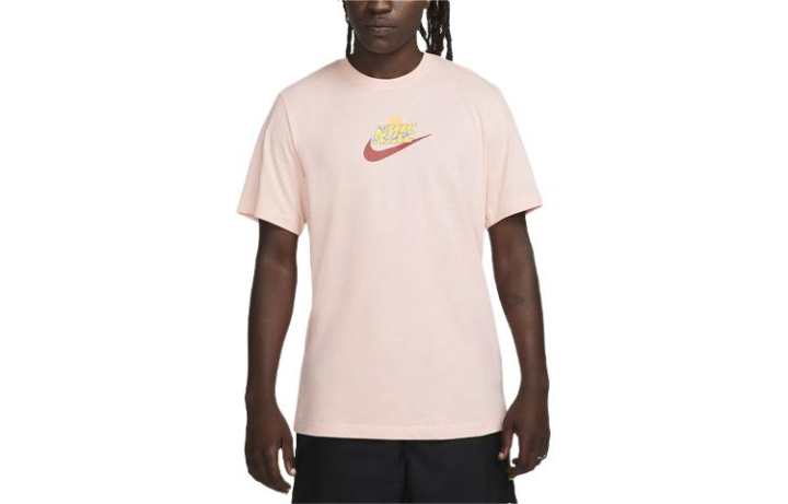 Nike Nike Sportswear T Shirt Men's Bleached Coral