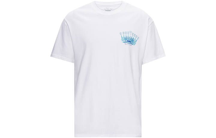 Nike Nike T Shirts Men's White Crew Neck Moderate Straight Fit
