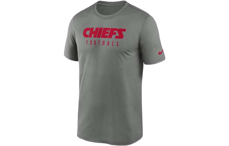 Nike Nike T Shirts Men's Gray Crew Neck Moderate Straight Fit