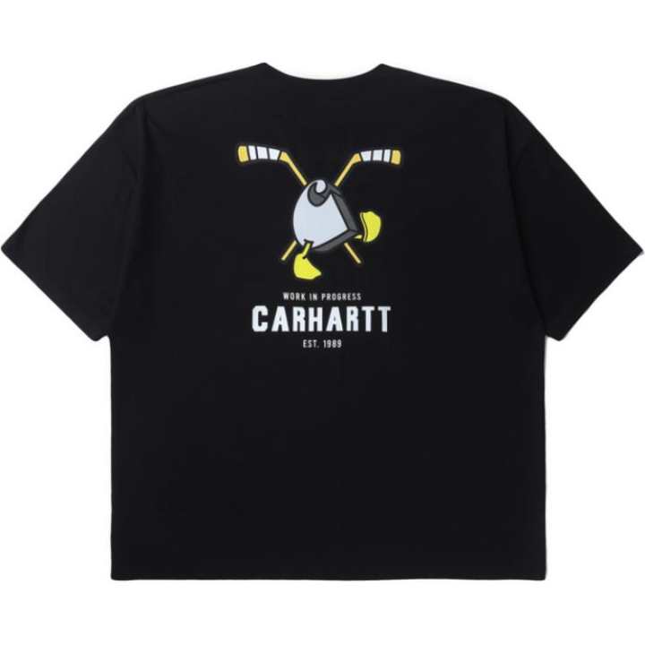 Carhartt WIP Carhartt WIP T Shirts Men's BKX/Black Crew Neck Moderate