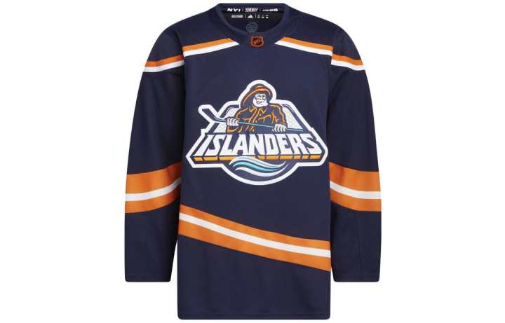 Adidas Adidas Islanders Authentic Reverse Retro Wordmark Jersey