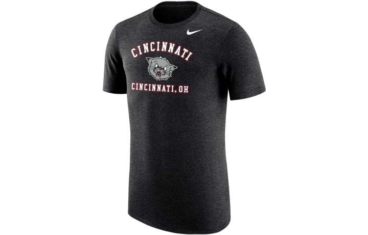 Nike Nike T Shirts Men's Black Crew Neck Moderate Straight Fit