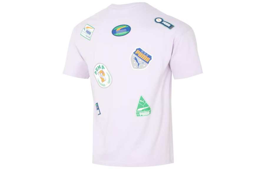 PUMA T Shirt Unisex Light Purple