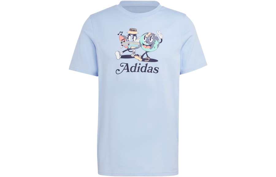 Adidas Originals T Shirt Men's Light Pink Blue