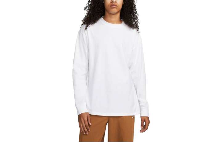 Nike Nike T Shirts Men's White Crew Neck Moderate Straight Fit