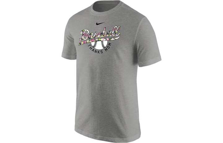 Nike Nike T Shirts Men's Light Gray Crew Neck Moderate Straight Fit