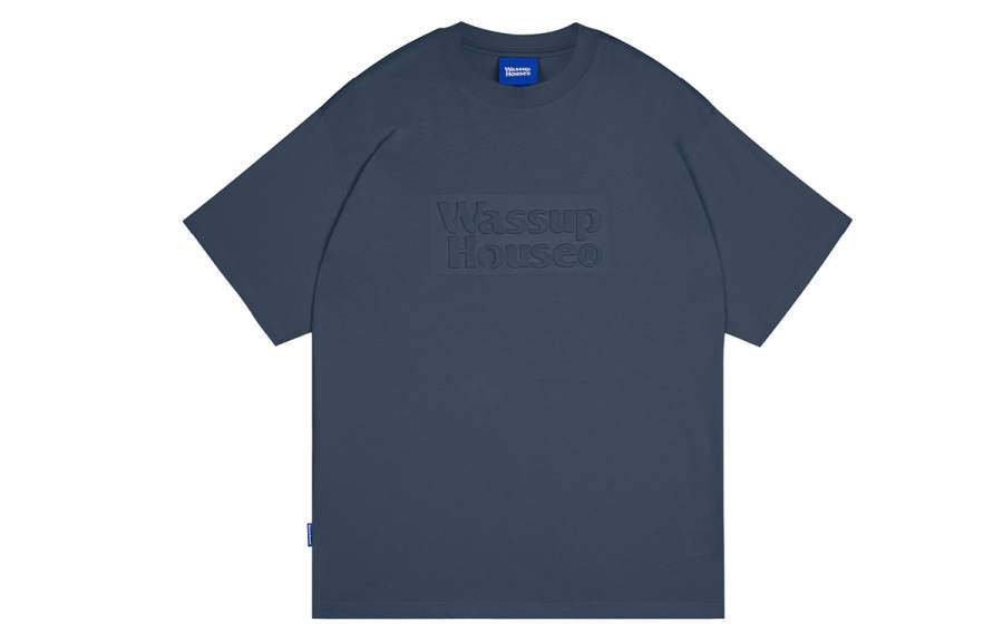 WASSUP Logo T Shirts Unisex Crew Neck Moderate Straight Fit