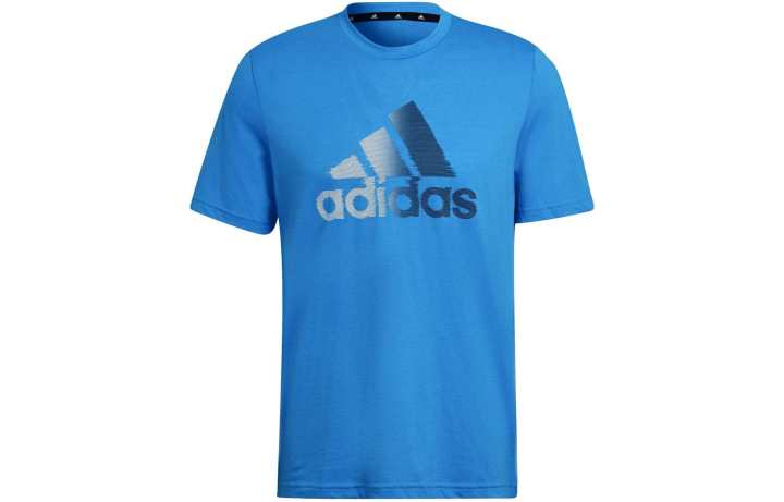Adidas Adidas D2M LOGO TEE T Shirt Men's Blue