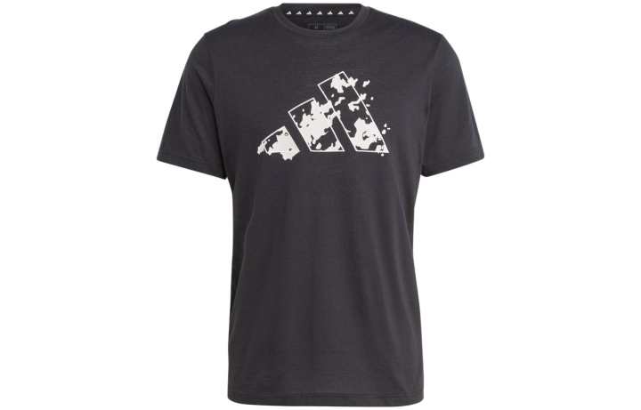 Adidas Adidas T Shirts Men's Black Crew Neck Moderate Straight Fit