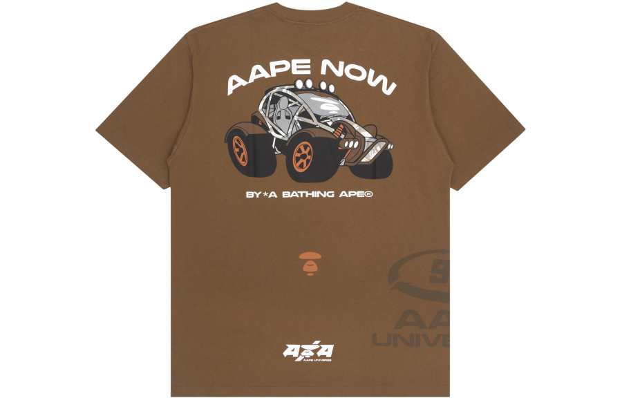 Aape Aape T Shirts Unisex Crew Neck Moderate