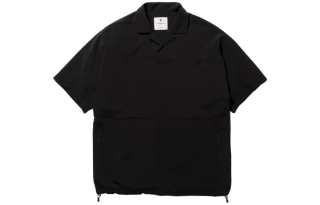 Snow Peak T Shirts Unisex Cuban Collar Moderate