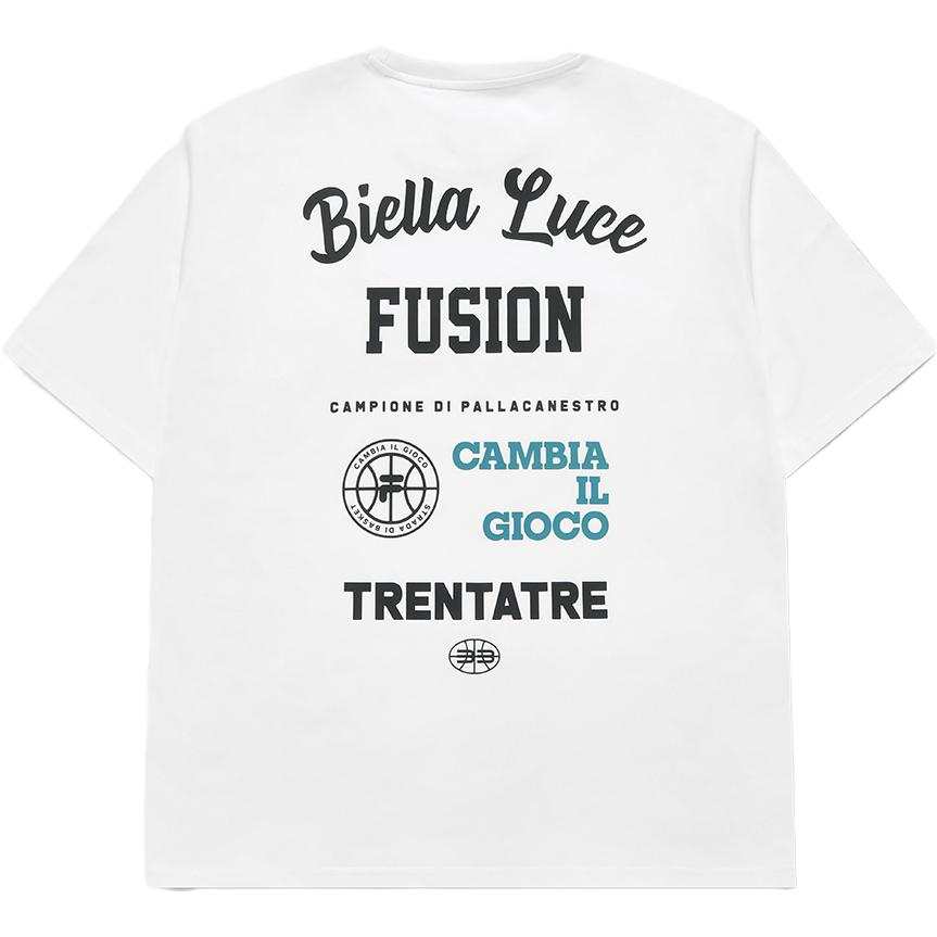 FILA FUSION Set in Sleeve T Shirt Men's Standard White
