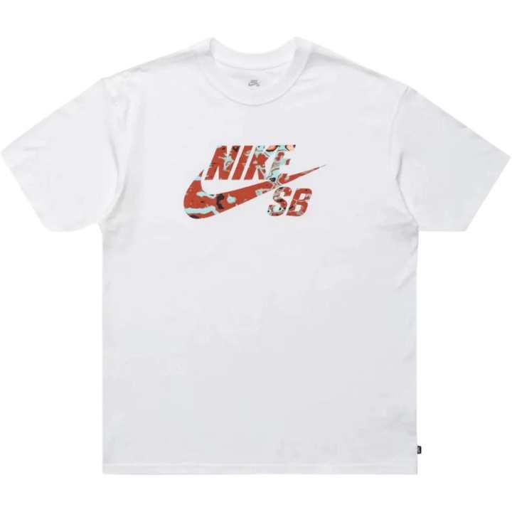 Nike Nike T Shirts Men's White Crew Neck Moderate Straight Fit