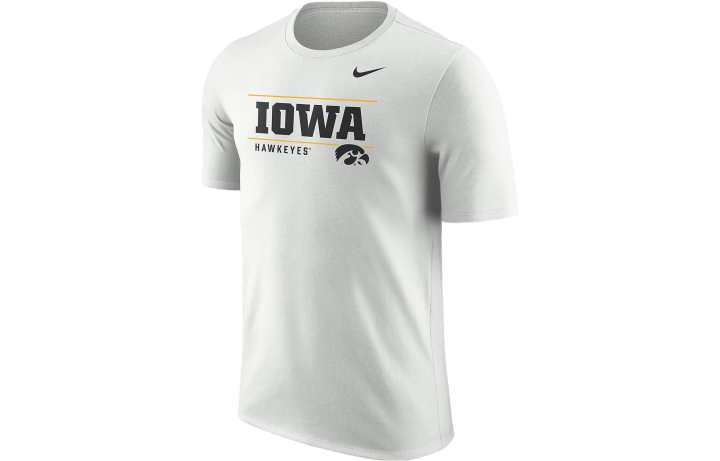 Nike Nike T Shirts Men's White Crew Neck Moderate Straight Fit
