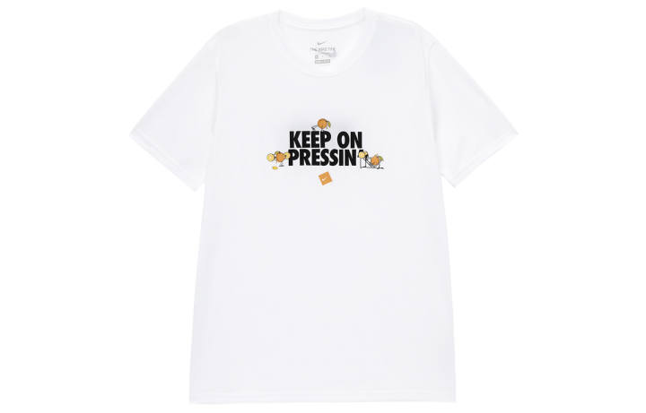 Nike Nike T Shirts Men's White Crew Neck Moderate Straight Fit