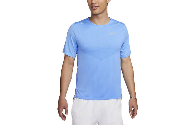 Nike Nike Dri Fit Rise 365 Running T Shirt Men's University Blue