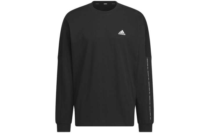 Adidas Adidas T Shirts Unisex Black Crew Neck Moderate Straight Fit